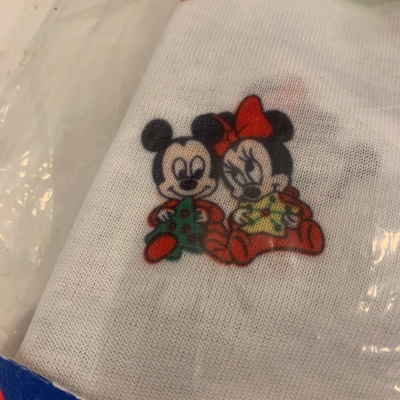 Disney Babies 6-9 Month Sleep n Play One Piece NEW Mickie Minnie Mouse Christmas - Picture 2 of 6